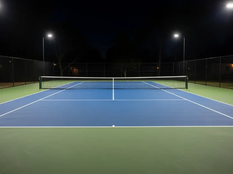 Tennis Court Lighting Design