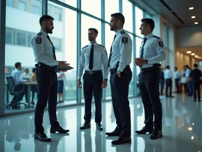 professional security personnel improving safety for business environments