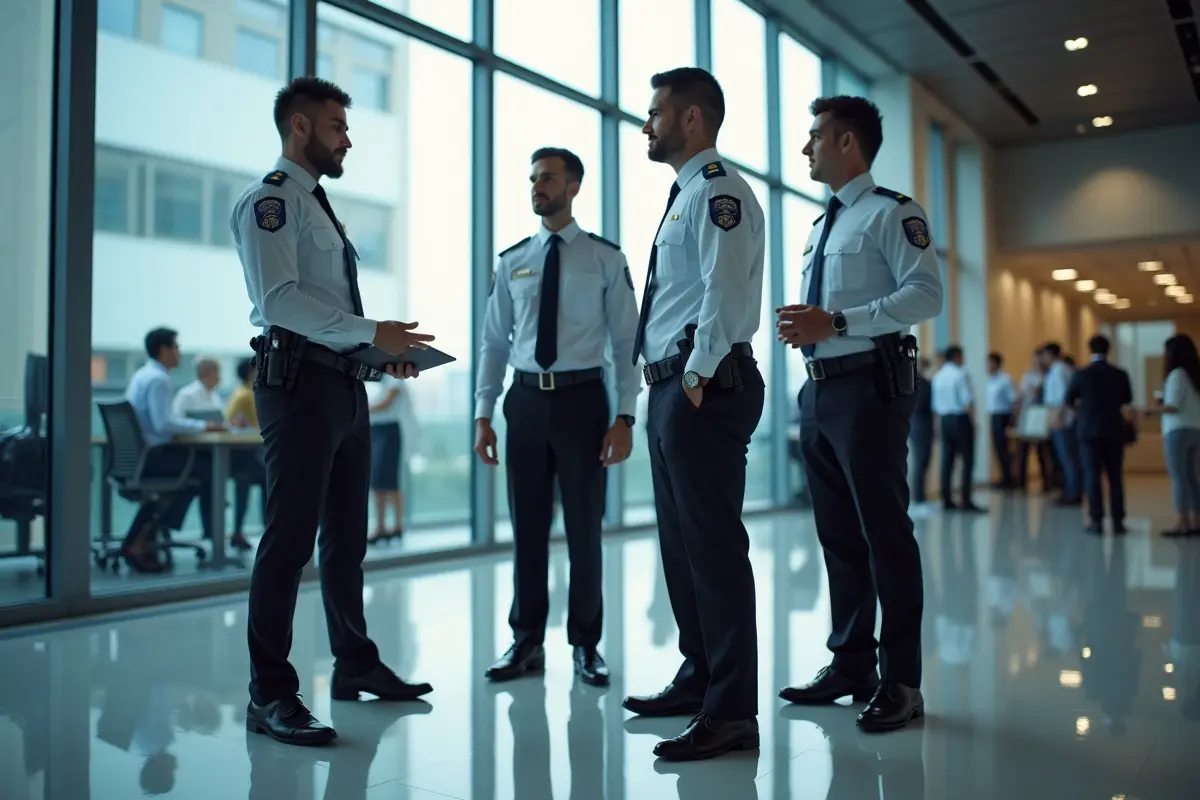 professional security personnel improving safety for business environments