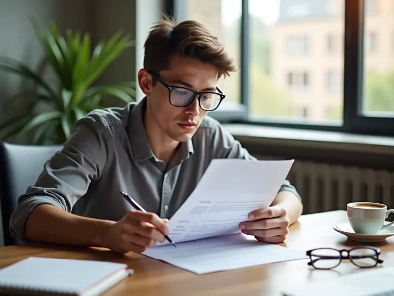 tenant reviewing key details before signing new apartment lease agreement