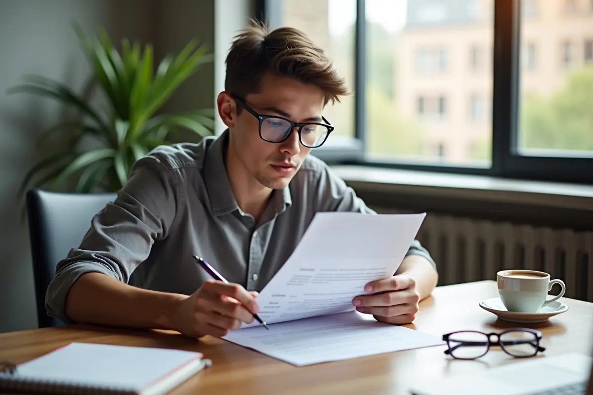 tenant reviewing key details before signing new apartment lease agreement