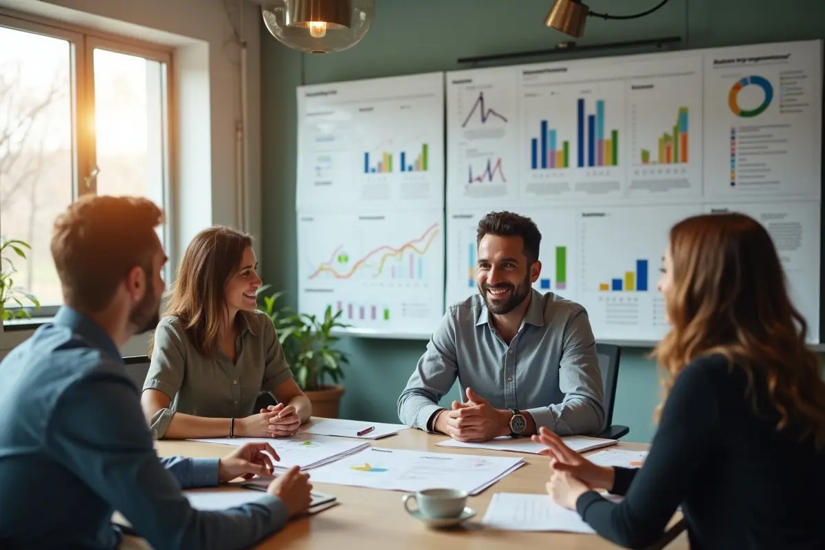 entrepreneur applying management strategies for sustainable small business growth